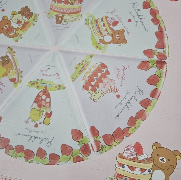 Rilakkuma - Big Round Party Plates Set - Picture 3 of 4